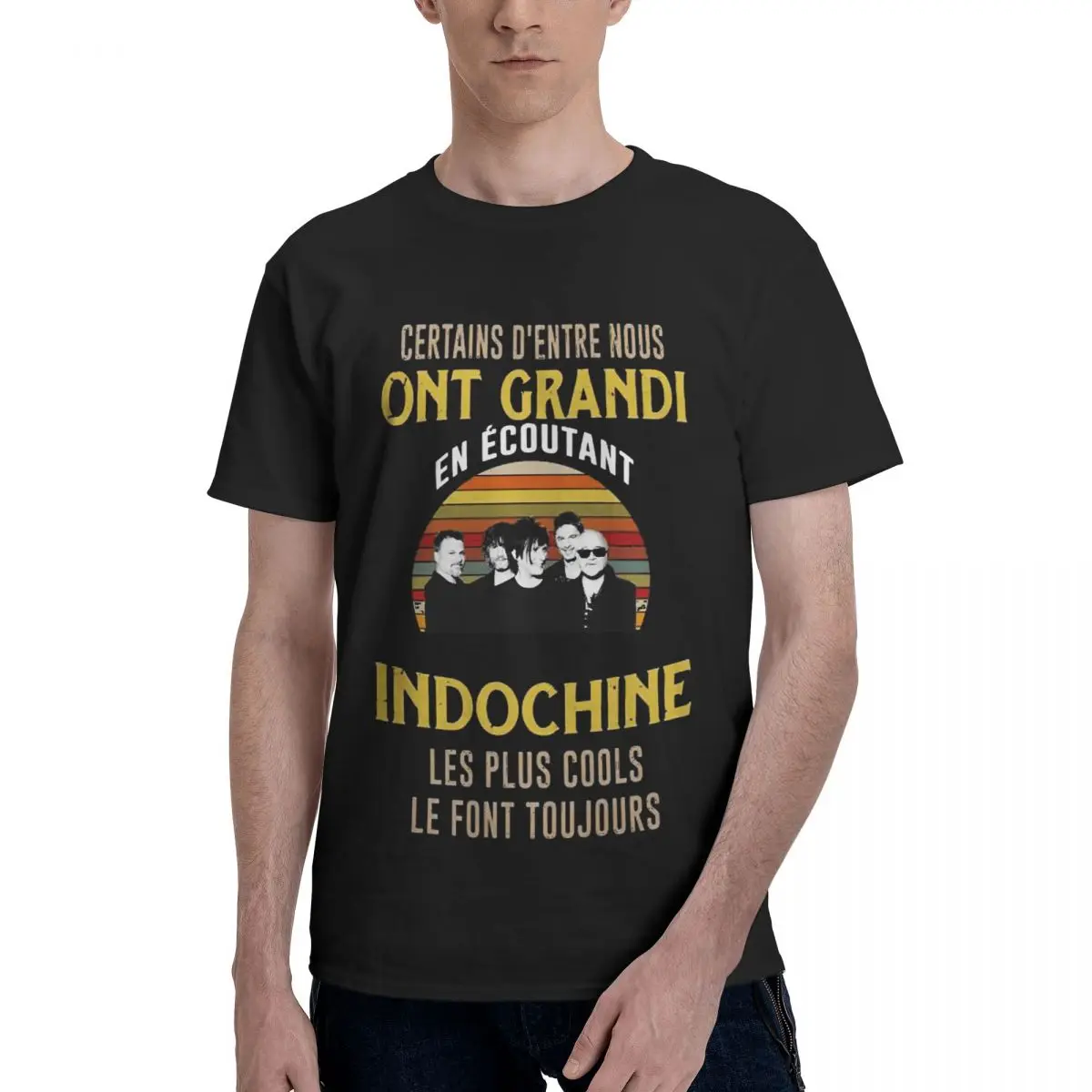 Anime Best Of Indochine Band Logo7 Exselna Genres Rock Graphic Men's Basic Short Sleeve T-Shirt men set rock Creative Tops Tees
Anime Best Of Indochine Band Logo7 Exselna Genres Rock Graphic Men's Basic Short Sleeve T-Shirt men set rock Creative Tops Tees