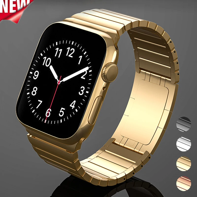 Ремешок из нержавеющей стали для Apple Watch 7 41 мм 45 мм, роскошный официальный металлический браслет для iwatch 6 5 4 3 44 мм 42 мм 40 мм 38 мм
Ремешок из нержавеющей стали для Apple Watch 7 41 мм 45 мм, роскошный официальный металлический браслет для iwatch 6 5 4 3 44 мм 42 мм 40 мм 38 мм