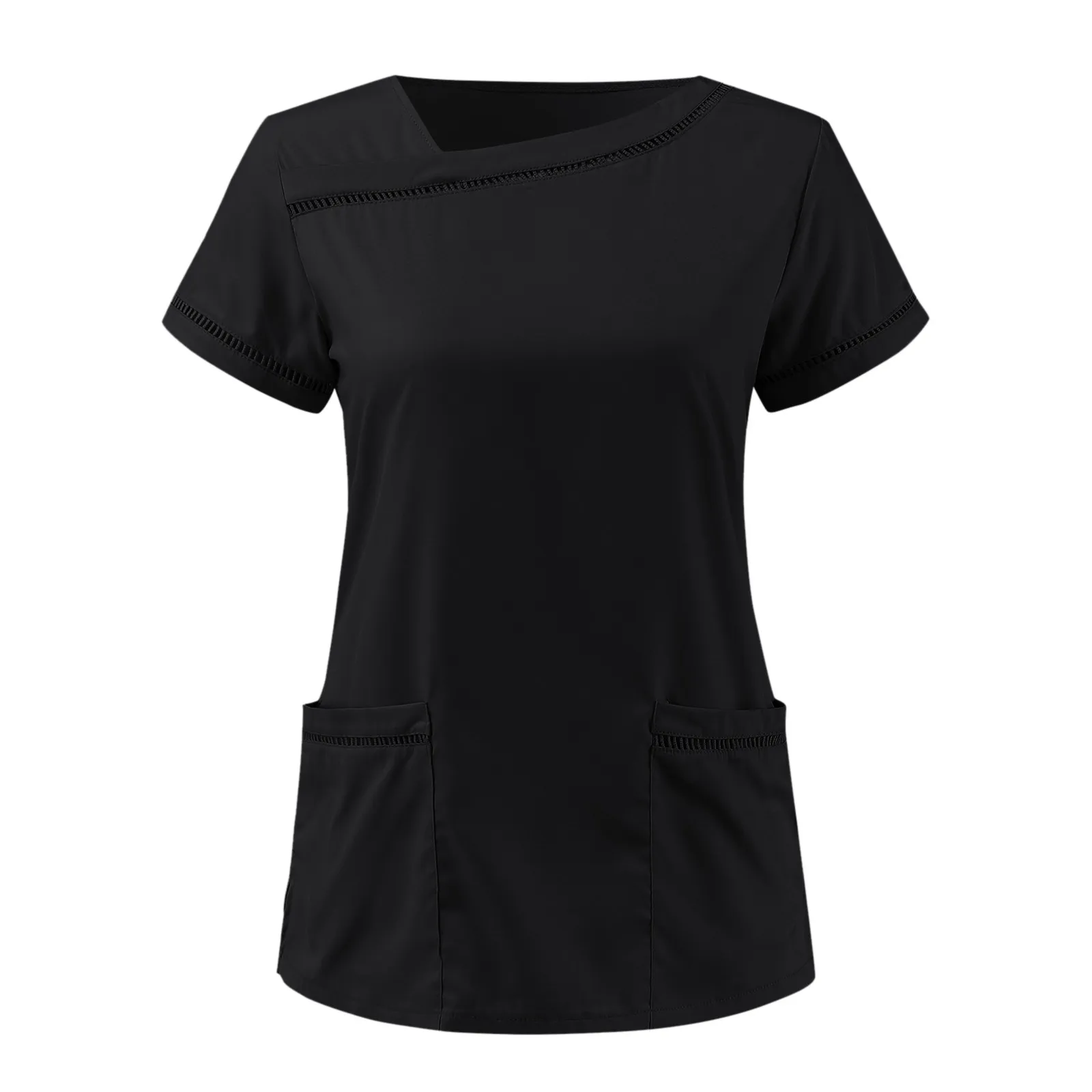 Women Solid Nurse Uniform Shirts Short Sleeve V-neck Scrub Tops Working Uniform Blouse Work Shirts Clinic Women Clothes
Women Solid Nurse Uniform Shirts Short Sleeve V-neck Scrub Tops Working Uniform Blouse Work Shirts Clinic Women Clothes