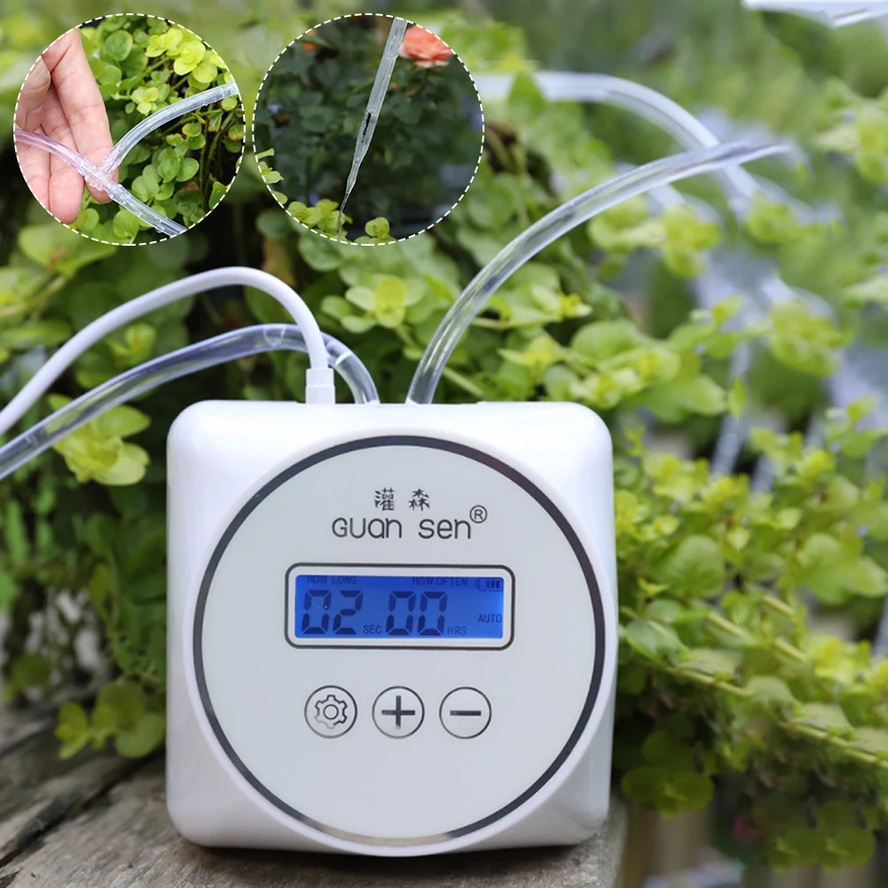 Garden Automatic Drip Irrigation Watering System Device Timer Plant Irrigation Controller Timer Watering Device Set
Garden Automatic Drip Irrigation Watering System Device Timer Plant Irrigation Controller Timer Watering Device Set