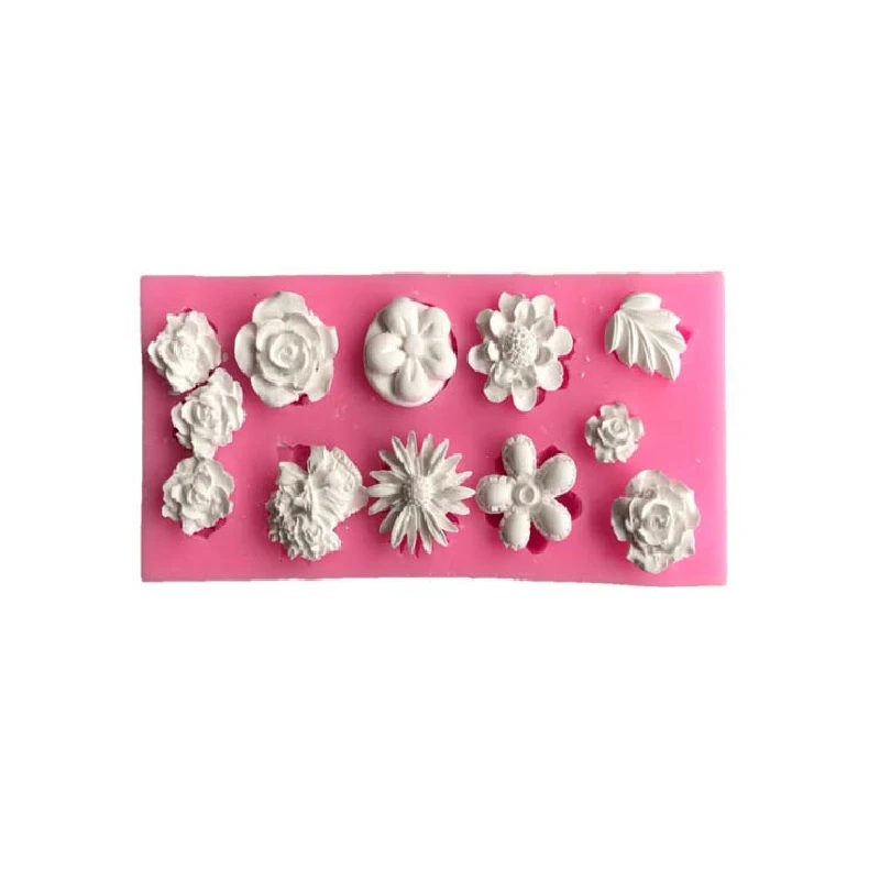 Variety rose daisy shape liquid silicone fondant mold cake chocolate decoration soap aromatherapy plaster mold
Variety rose daisy shape liquid silicone fondant mold cake chocolate decoration soap aromatherapy plaster mold