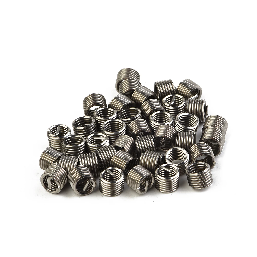 50pc 304 Stainless Steel M6 X 1.0 1.5D Wire Thread Inset Stainless Steel Coiled Wire Helical Screw Bushing Sleeve Set Repair Kit
50pc 304 Stainless Steel M6 X 1.0 1.5D Wire Thread Inset Stainless Steel Coiled Wire Helical Screw Bushing Sleeve Set Repair Kit
