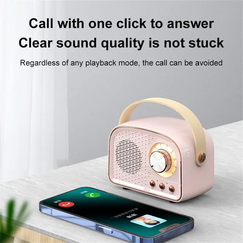 Mini Sound Stereo Small Speaker Wireless Vintage Bluetooth Music Player Sound Box For Phone Travel Music Player Universal Stereo
Mini Sound Stereo Small Speaker Wireless Vintage Bluetooth Music Player Sound Box For Phone Travel Music Player Universal Stereo