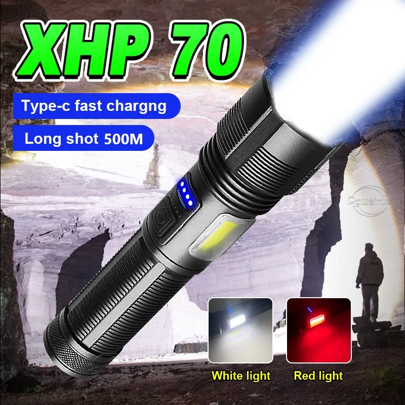 Новейшая светодиодная вспышка XHP70 COB высокой мощности s 18650, перезаряжаемый от USB фонарь светильник hp50.2, супер мощный яркий фонарь, фонарь для ...
Новейшая светодиодная вспышка XHP70 COB высокой мощности s 18650, перезаряжаемый от USB фонарь светильник hp50.2, супер мощный яркий фонарь, фонарь для ...