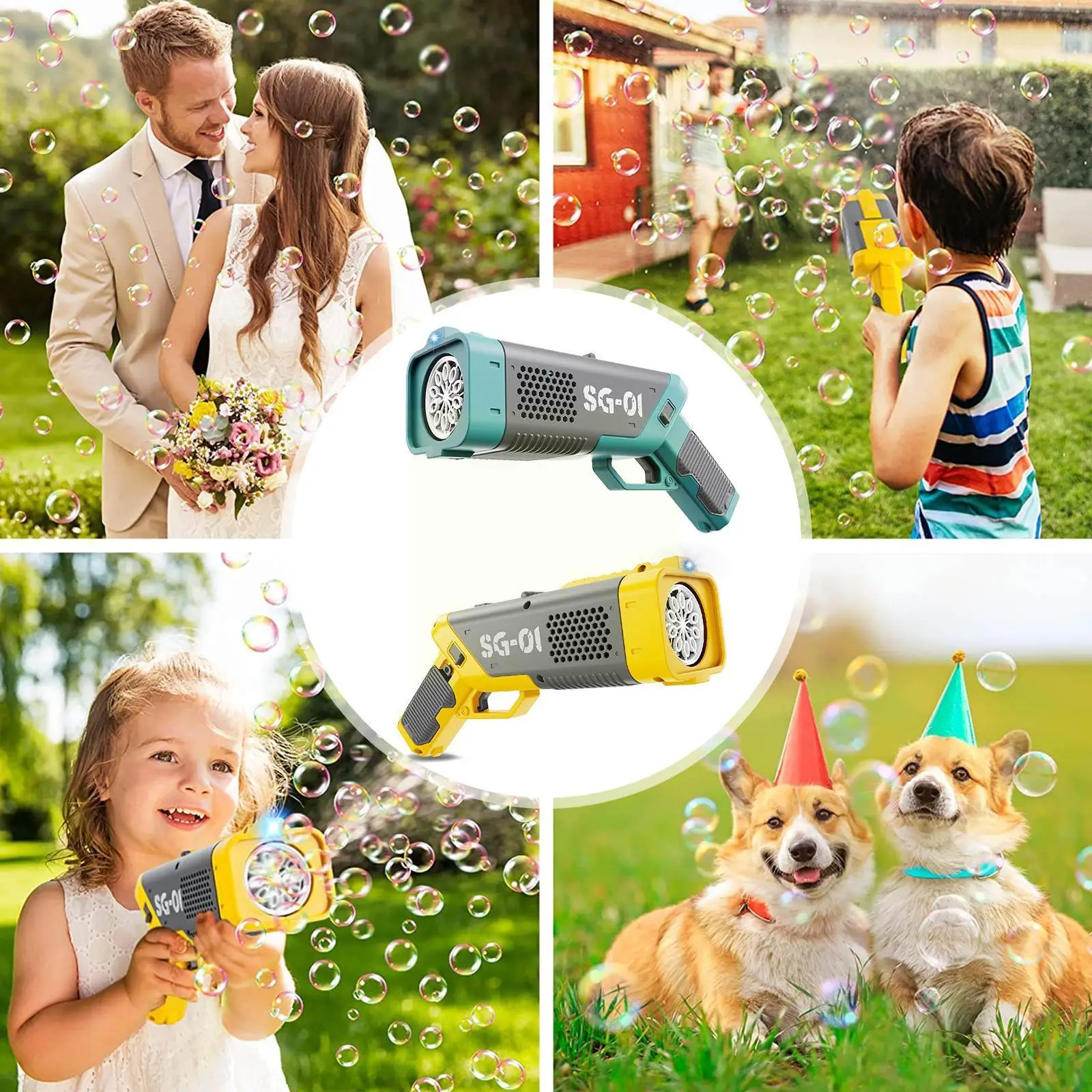 Gatling Bubble Gun Toy Electric Bubble Machine Summer Outdoor Soap Water Children Toys Bathroom Party Outdoor Toys For Chil N0g4
Gatling Bubble Gun Toy Electric Bubble Machine Summer Outdoor Soap Water Children Toys Bathroom Party Outdoor Toys For Chil N0g4