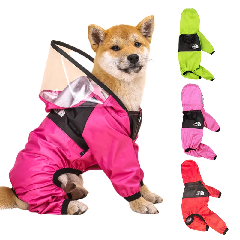 Pet Dog Raincoat Transparent Hooded Jumpsuit Waterproof Coat Jacket Water Resistant Clothes for Dogs Outdoor Pets Supplies Perro
Pet Dog Raincoat Transparent Hooded Jumpsuit Waterproof Coat Jacket Water Resistant Clothes for Dogs Outdoor Pets Supplies Perro