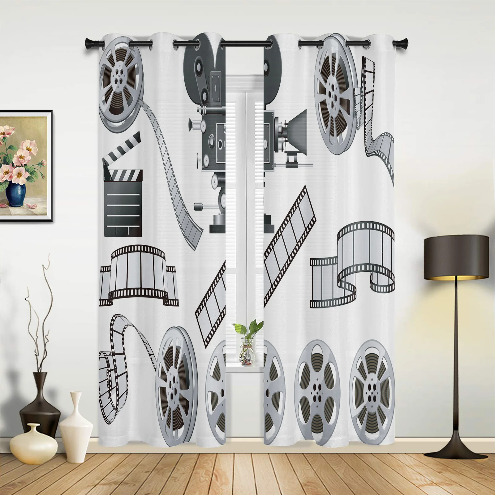 Movie Film Equipment Curtains for Bedroom Living Room Drapes Kitchen Children's Room Window Curtain Modern Home Decor
Movie Film Equipment Curtains for Bedroom Living Room Drapes Kitchen Children's Room Window Curtain Modern Home Decor
