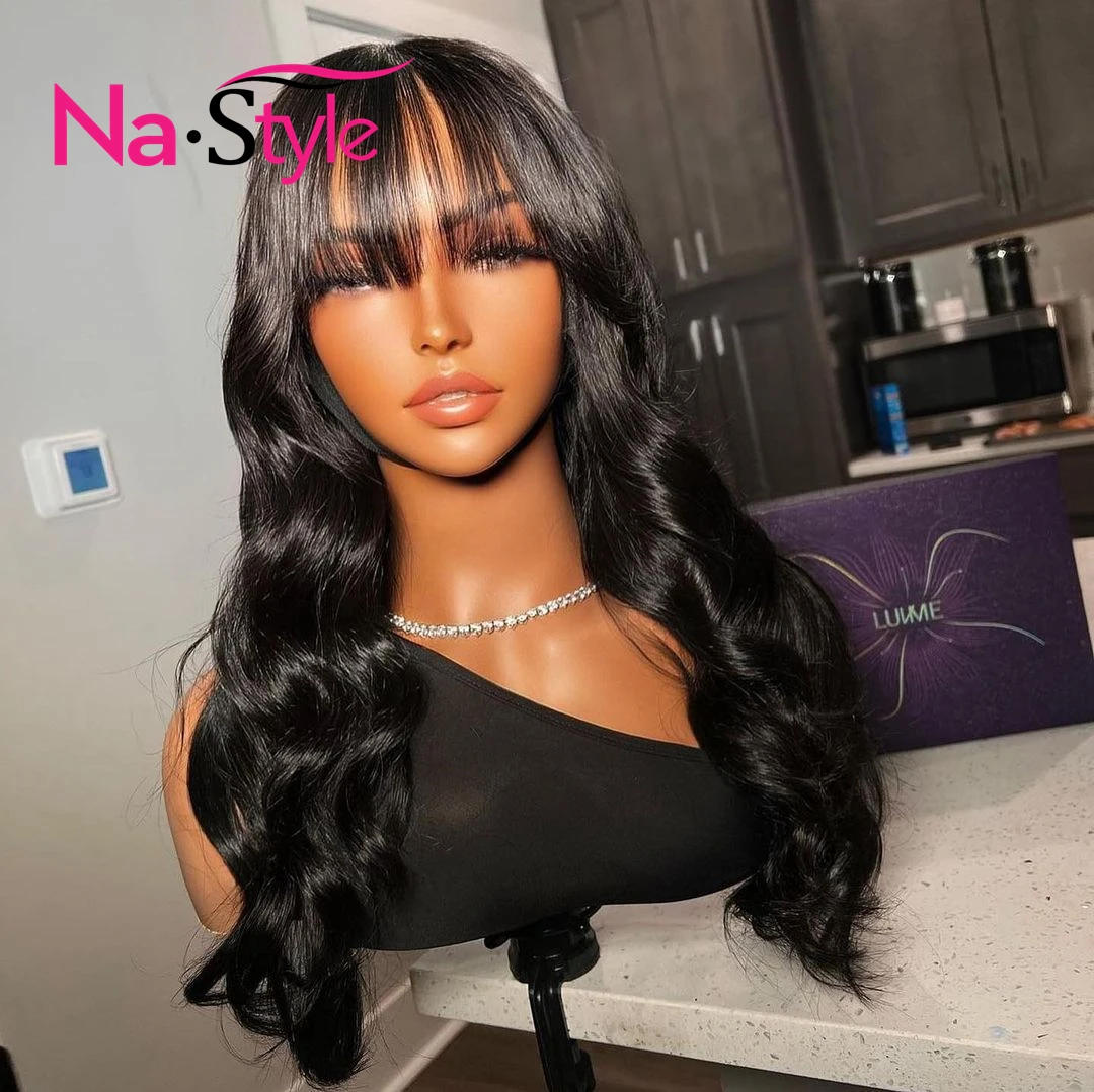 13x4 Lace Front Human Hair Wigs For Women Inidan Remy Body Wave Wig With Bang Human Hair Lace Frontal Wigs 150%
13x4 Lace Front Human Hair Wigs For Women Inidan Remy Body Wave Wig With Bang Human Hair Lace Frontal Wigs 150%