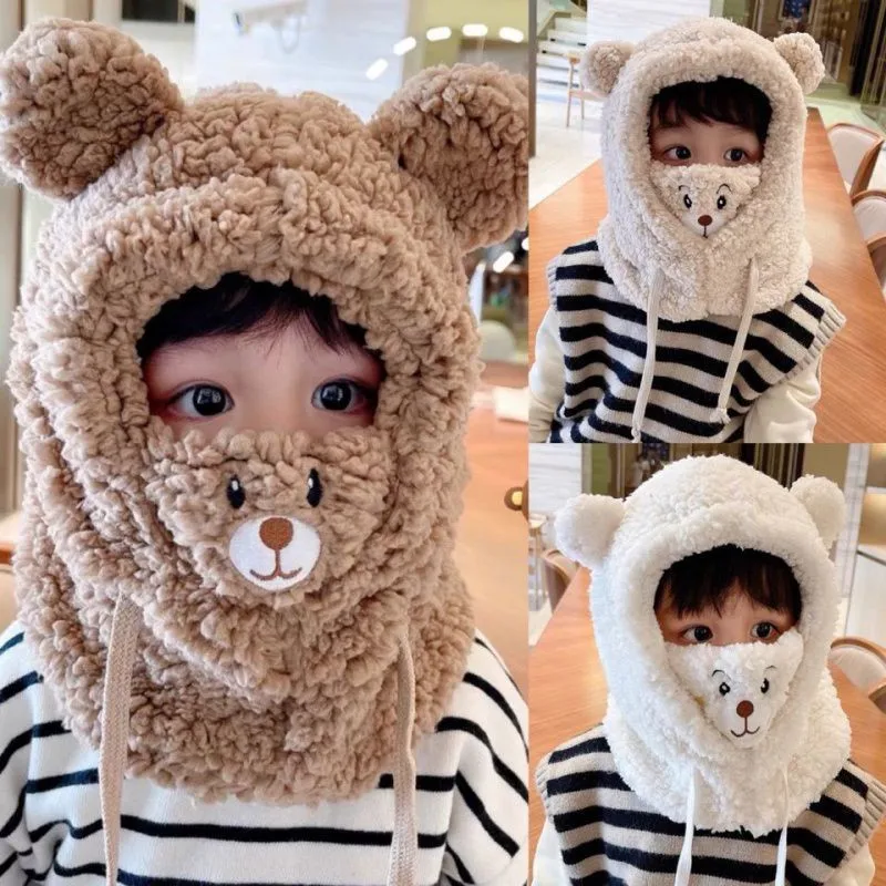 Winter Children Hat Plus Fleece Kids Caps Cartoon Hat For Girls Boys Scarf Thicken Cap Newborn Photography Baby Stuff
Winter Children Hat Plus Fleece Kids Caps Cartoon Hat For Girls Boys Scarf Thicken Cap Newborn Photography Baby Stuff