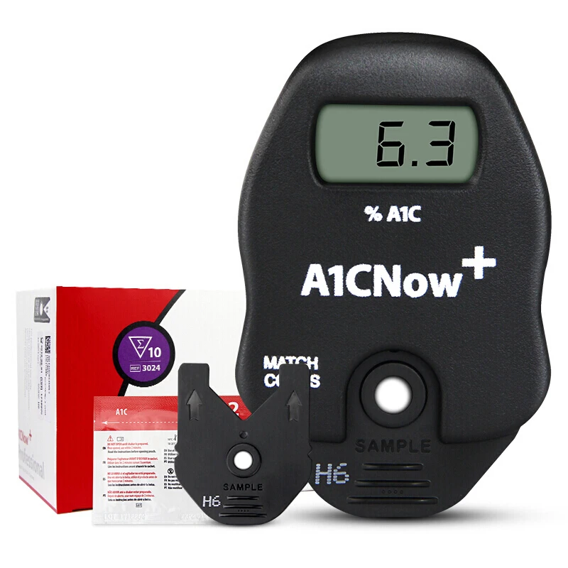 PTS Diagnostics HbA1c Now+ System Professional Diabetes Home Test Kit Blood Glucose Monitor Hemoglobin Tester 10 Strips
PTS Diagnostics HbA1c Now+ System Professional Diabetes Home Test Kit Blood Glucose Monitor Hemoglobin Tester 10 Strips