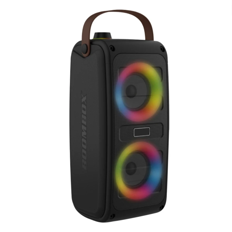 

LED Portable Bluetooth Speaker With Subwoofer, FM Radio, Booming Bass, 5.0 Bluetooth Stereo For Party