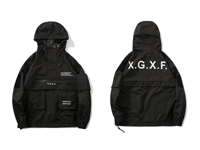 Cargo Jackets Coats Tactical Streetwear Function Pullover Harajuku Multi-pocket Hoody Windbreaker Coats
Cargo Jackets Coats Tactical Streetwear Function Pullover Harajuku Multi-pocket Hoody Windbreaker Coats