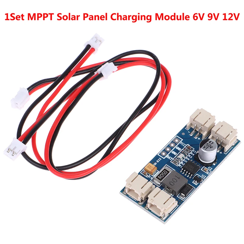 1Set MPPT Solar Panel with Cable Lithium Battery Charge Charging Board DC-DC Regulator Controller Module 6V 9V 12V
1Set MPPT Solar Panel with Cable Lithium Battery Charge Charging Board DC-DC Regulator Controller Module 6V 9V 12V
