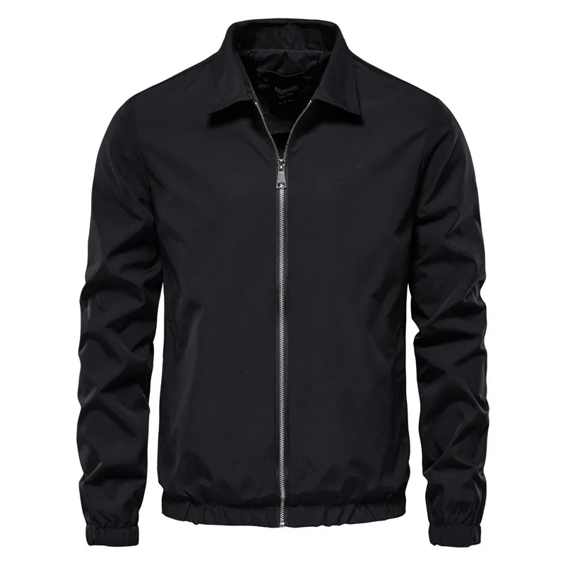 Men's Jacket Spring and Autumn Business Casual Lapel Men's Jacket Simple Slim Fit Jacket
Men's Jacket Spring and Autumn Business Casual Lapel Men's Jacket Simple Slim Fit Jacket