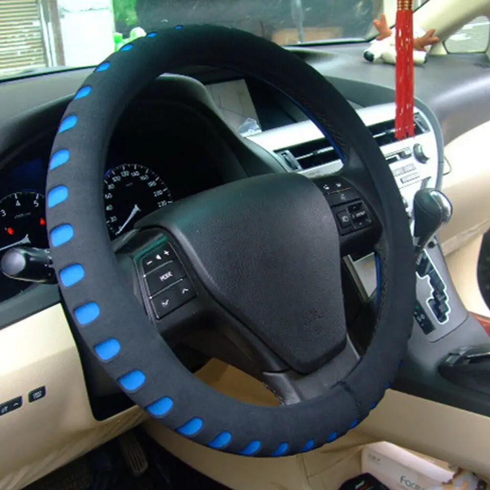 37-39CM Car Steering Wheel Cover Soft Leather Universal Auto Steering Wheel Protector Car Interior Decor
37-39CM Car Steering Wheel Cover Soft Leather Universal Auto Steering Wheel Protector Car Interior Decor