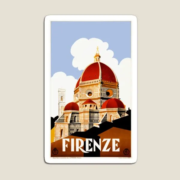 1930 Florence Italy Travel Poster Magnet for Fridge Organizer Children Kids Colorful Toy Baby Stickers Home Refrigerator Cute
1930 Florence Italy Travel Poster Magnet for Fridge Organizer Children Kids Colorful Toy Baby Stickers Home Refrigerator Cute