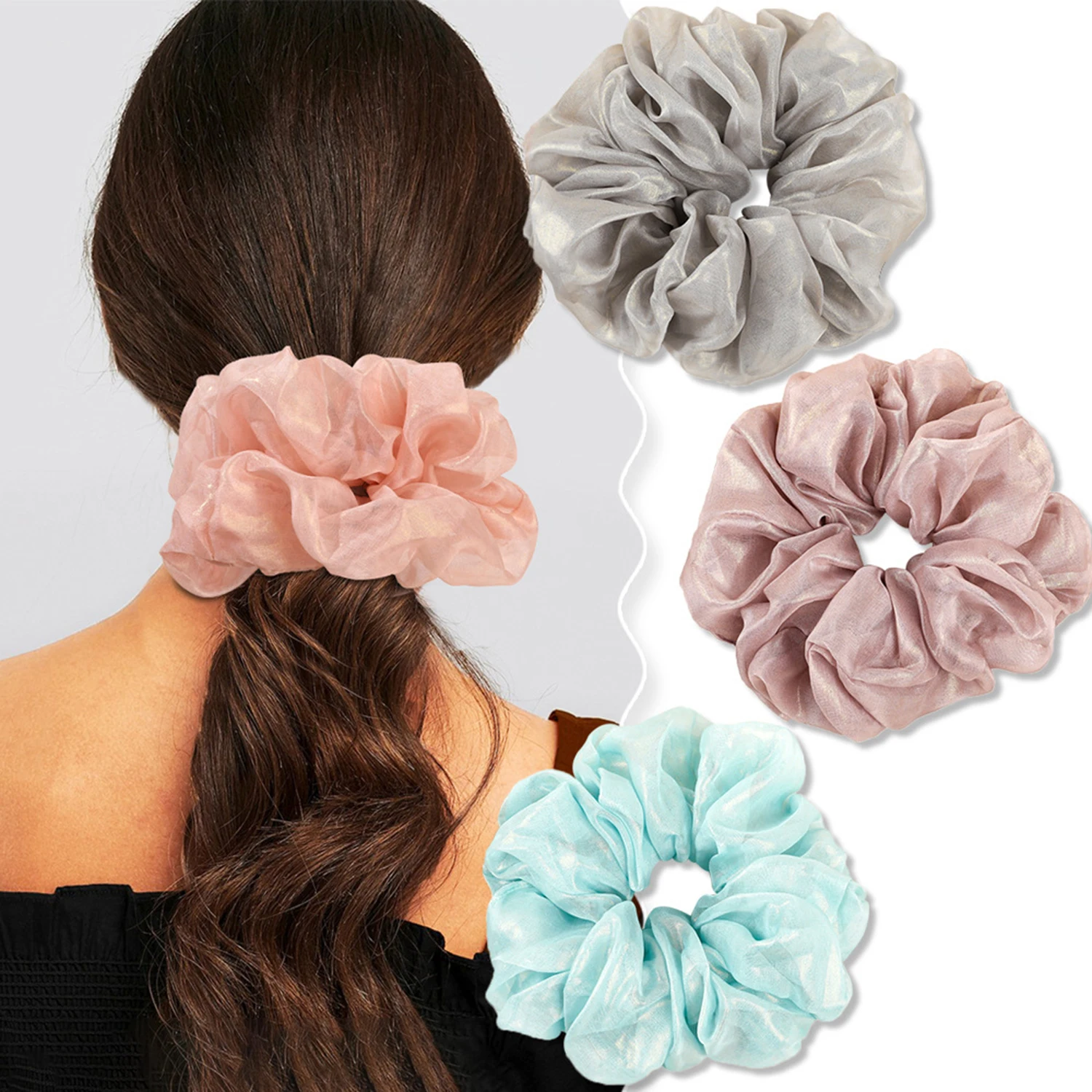 Summer Solid Scrunchie Hair Bands Women Girls Elegant Oversized Elastics Ponytail Holder Hair Ropes Headbands
Summer Solid Scrunchie Hair Bands Women Girls Elegant Oversized Elastics Ponytail Holder Hair Ropes Headbands