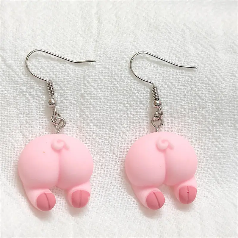 Cute pig butt Earring Girl Earrings Unique Fashion Interesting Women Jewelry Accessories Pendant Gift
Cute pig butt Earring Girl Earrings Unique Fashion Interesting Women Jewelry Accessories Pendant Gift