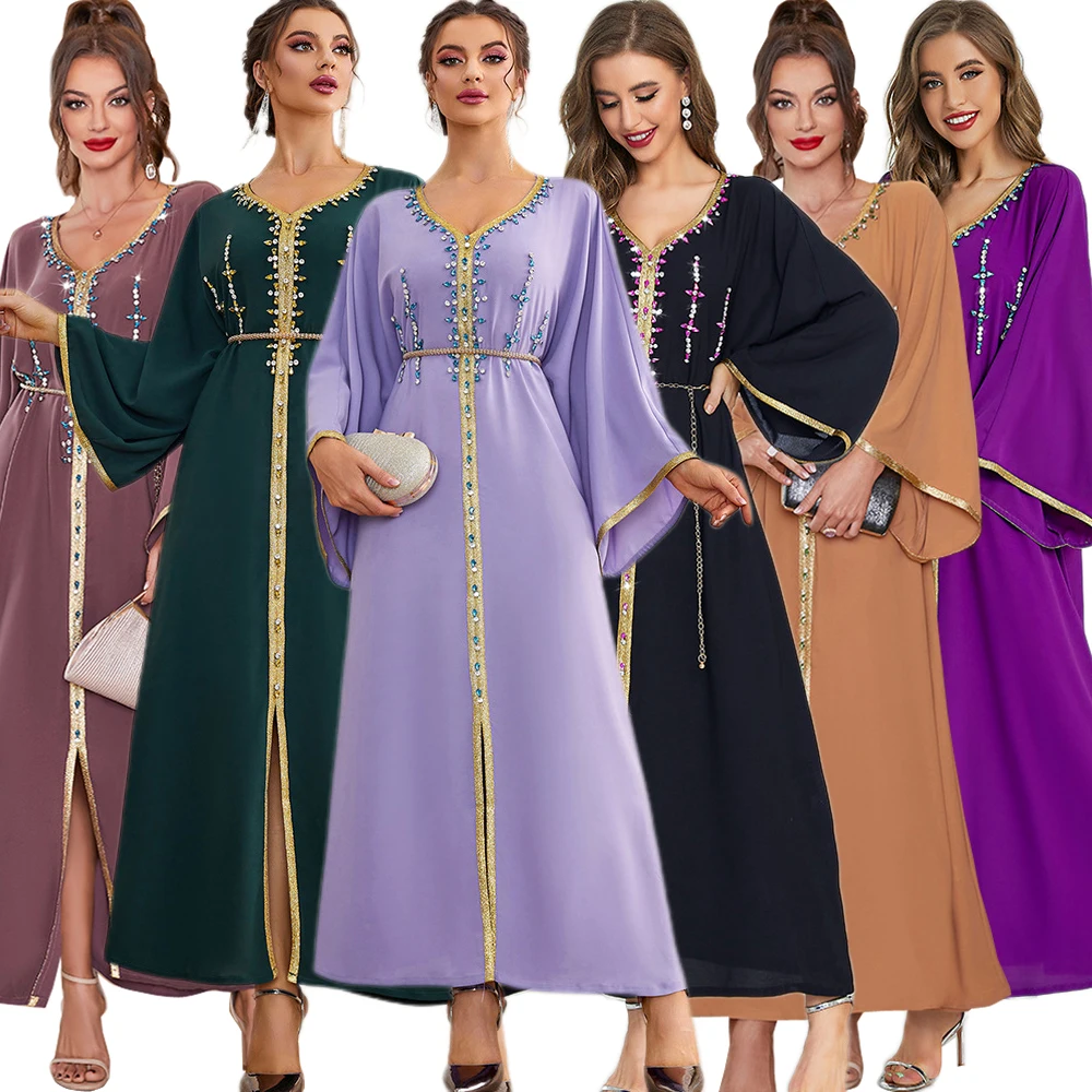 Luxury Diamond Party Dress for Women Robe Muslim Evening Abaya Arab Oman Dubai Moroccan Pakistan Jalabiya Caftan Ramadan Clothes
Luxury Diamond Party Dress for Women Robe Muslim Evening Abaya Arab Oman Dubai Moroccan Pakistan Jalabiya Caftan Ramadan Clothes