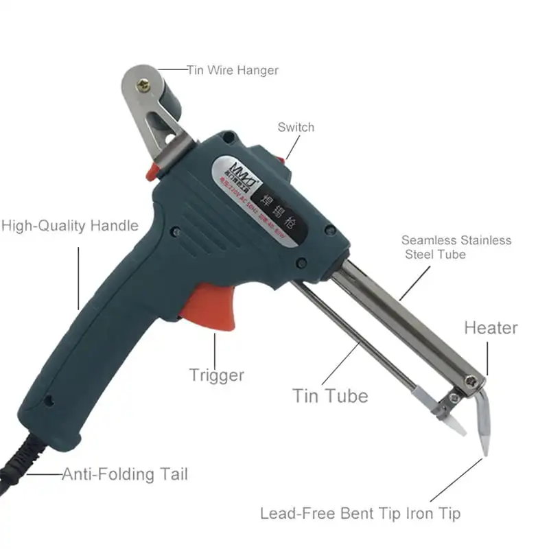 Soldering Iron Kit Electronic Welding Torch Kit Internal Heat Helping Hand Soldering Iron Set Automatic Tin Feeding Machine
Soldering Iron Kit Electronic Welding Torch Kit Internal Heat Helping Hand Soldering Iron Set Automatic Tin Feeding Machine