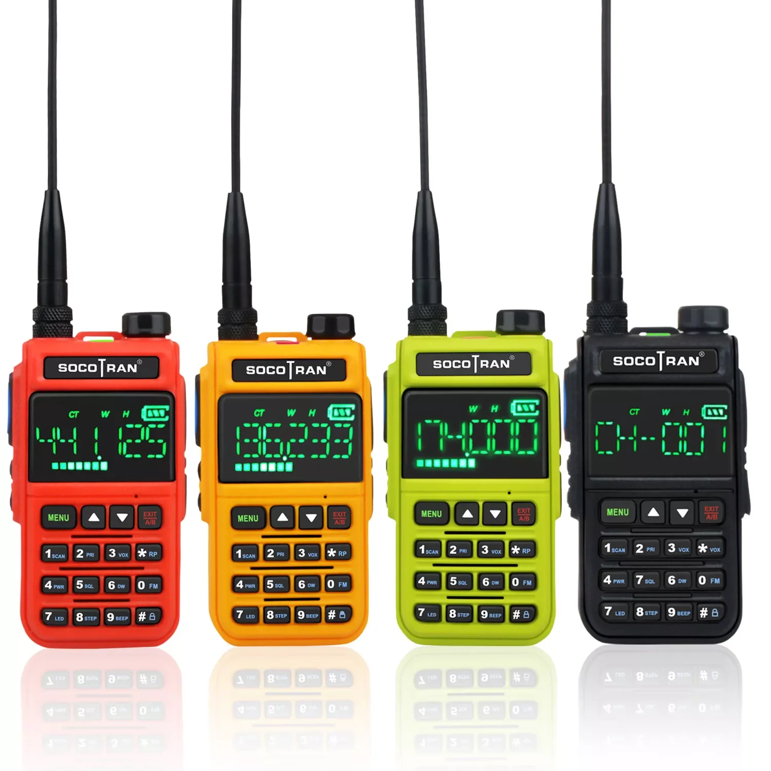 Band 118-136MHz RX only Walkie Talkie SOCOTRAN UV-5118 66-660MHz FM 128CH NOAA Portable Wireless Cloning Portable Radio
Band 118-136MHz RX only Walkie Talkie SOCOTRAN UV-5118 66-660MHz FM 128CH NOAA Portable Wireless Cloning Portable Radio