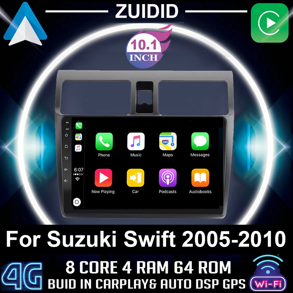 Автомагнитола на Android 10 для Suzuki Swift 2003-2010, мультимедийный видеоплеер 2Din, 4G, Wi-Fi, GPS-навигация, DVD-плеер для Carplay
Автомагнитола на Android 10 для Suzuki Swift 2003-2010, мультимедийный видеоплеер 2Din, 4G, Wi-Fi, GPS-навигация, DVD-плеер для Carplay
