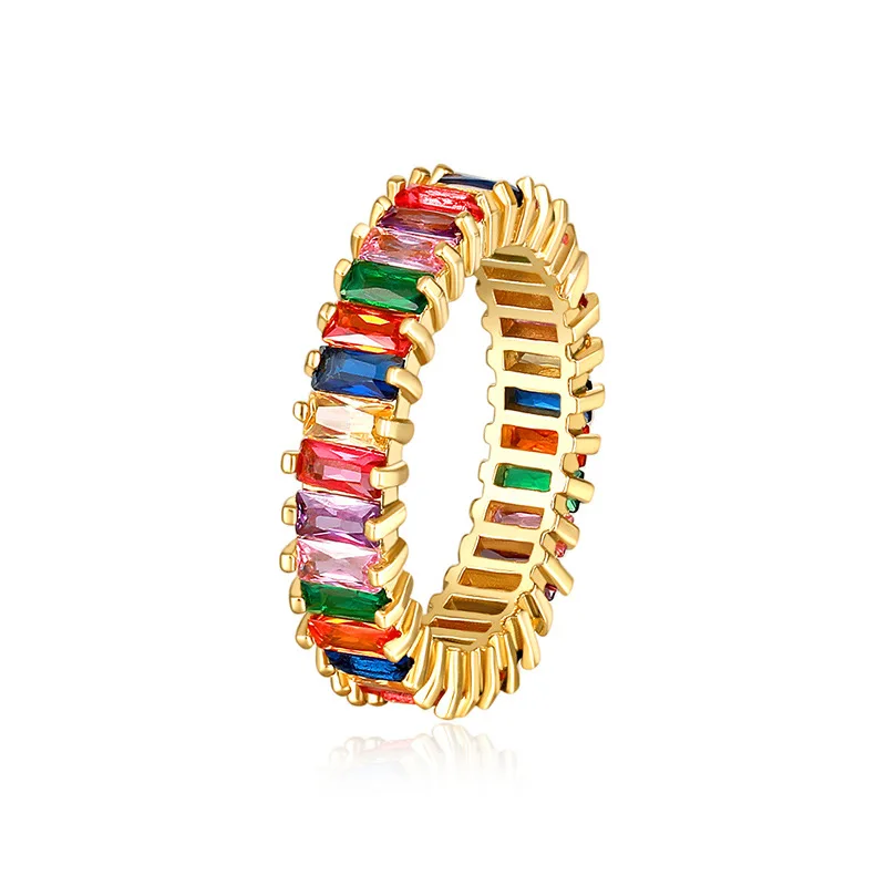 Grier Rainbow Zircon Rings For Women Eternity Promise Crystal Finger Ring Engagement Wedding Jewelry Gift
Grier Rainbow Zircon Rings For Women Eternity Promise Crystal Finger Ring Engagement Wedding Jewelry Gift