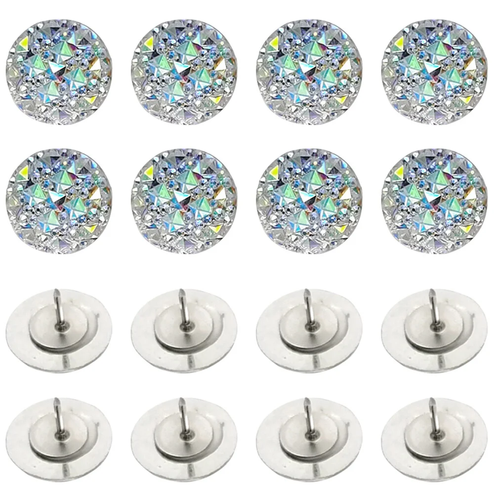Resin Rhinestone Thumbtacks Household Cork Office Supply Decorative Durable Pushpins Bulletin Board Trim
Resin Rhinestone Thumbtacks Household Cork Office Supply Decorative Durable Pushpins Bulletin Board Trim
