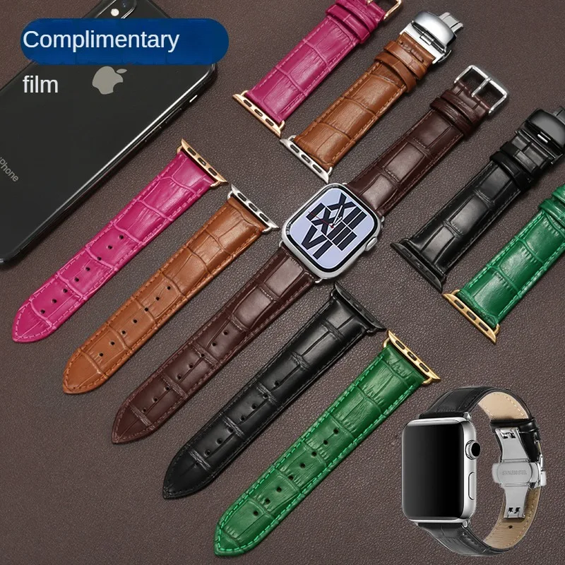Genuine Leather Watch Strap Substitute s7 s8/Watch8/6/ultra Business Watchband SE2 Series Cowhide Strap 38/40/41/42/44/45/49mm
Genuine Leather Watch Strap Substitute s7 s8/Watch8/6/ultra Business Watchband SE2 Series Cowhide Strap 38/40/41/42/44/45/49mm