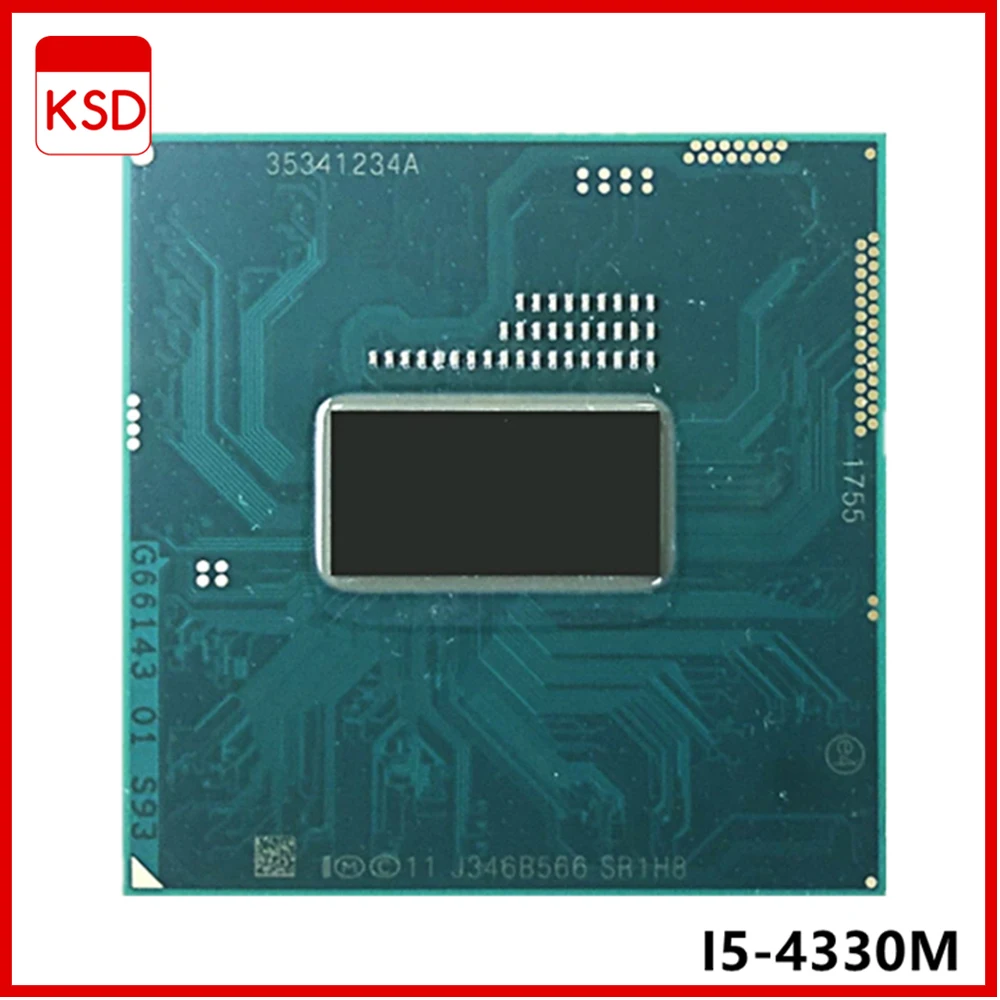 Intel Core i5-4330M i5 4330M SR1H8 2.8 GHz Dual-Core Quad-Thread CPU Processor 3M 37W Socket G3 / rPGA946B
Intel Core i5-4330M i5 4330M SR1H8 2.8 GHz Dual-Core Quad-Thread CPU Processor 3M 37W Socket G3 / rPGA946B