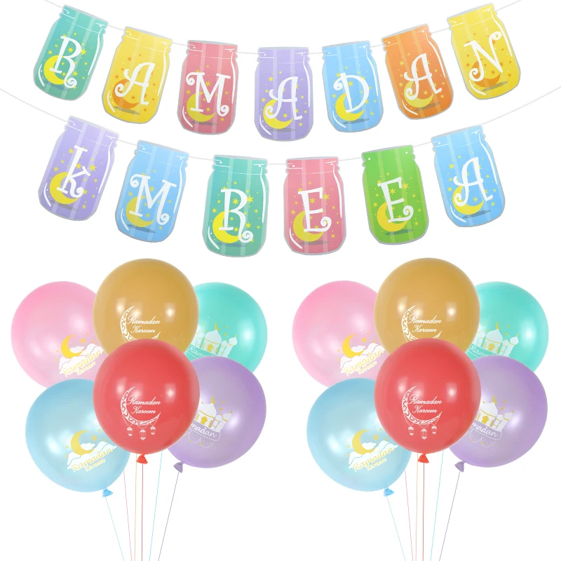 1set Eid Mubarak Multicolor Latex Balloon Ramadan Kareem Letter Paper Banner Islamic Holiday Party Home Decoration Accessories
1set Eid Mubarak Multicolor Latex Balloon Ramadan Kareem Letter Paper Banner Islamic Holiday Party Home Decoration Accessories
