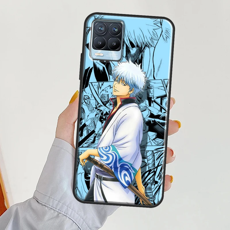 Gintama Sakata Gintoki Чехол для Realme 8 Pro 8i C21 GT Master Neo2 Обложка OnePlus 10 9 8T 9R Nord2