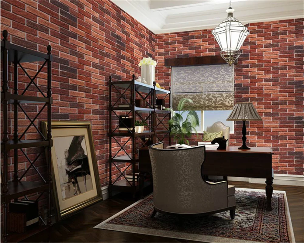 beibehang pvc thickened background wallpaper retro wallpaper self-adhesive waterproof moisture-proof red brick wall sticker
beibehang pvc thickened background wallpaper retro wallpaper self-adhesive waterproof moisture-proof red brick wall sticker