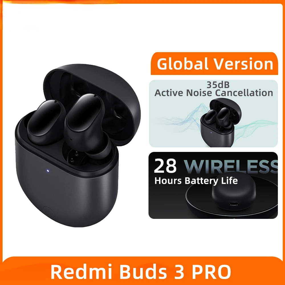 

Redmi Buds 3 Pro TWS Bluetooth Earphone Redmi Airdots 3 Pro Wireless Headphone ANC IPX4 For Xiaomi Mi 12 Pro 12S Ultra