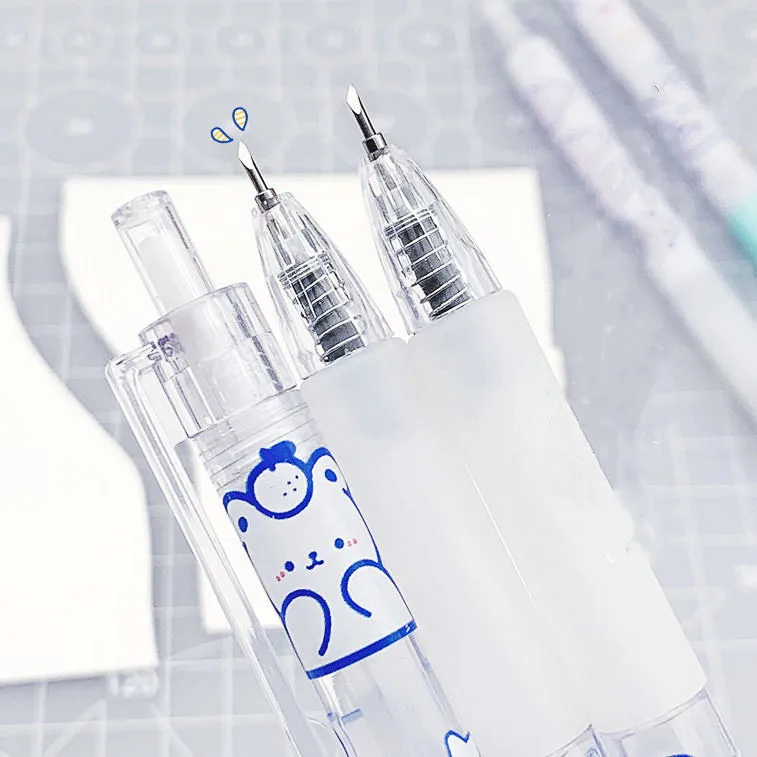 Cartoon Bear Art Utility Pen Knife Paper Cutting Tool Craft Sticker Cutter Office School Supplies for Women and Men
Cartoon Bear Art Utility Pen Knife Paper Cutting Tool Craft Sticker Cutter Office School Supplies for Women and Men