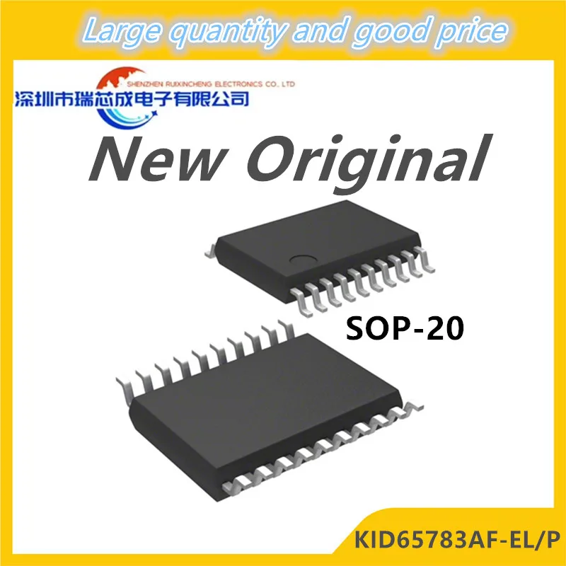 (5piece)100% New KID65783AF KID65783AF-EL/P sop-20 Chipset
(5piece)100% New KID65783AF KID65783AF-EL/P sop-20 Chipset