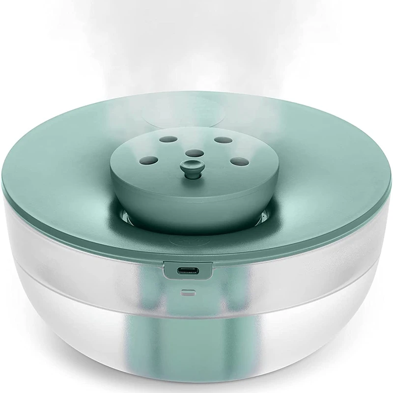 

USB Humidifier Bedroom Humidifier -Super Quiet 1.2L Cool Mist Humidifier & Aroma Diffuser With Waterless Shut-Off