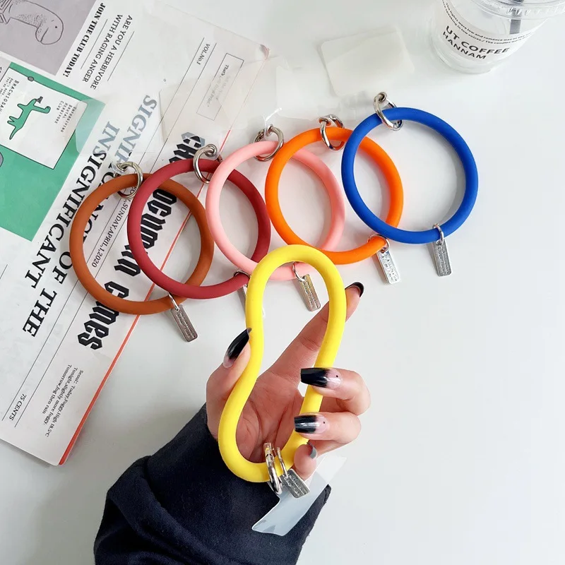 INS Fashion Soft Silicone Mobile Phone Chain Women Girls Phone Strap Anti-Lost Lanyard Hanging Cord Jewelry Bracelet Keychain
INS Fashion Soft Silicone Mobile Phone Chain Women Girls Phone Strap Anti-Lost Lanyard Hanging Cord Jewelry Bracelet Keychain