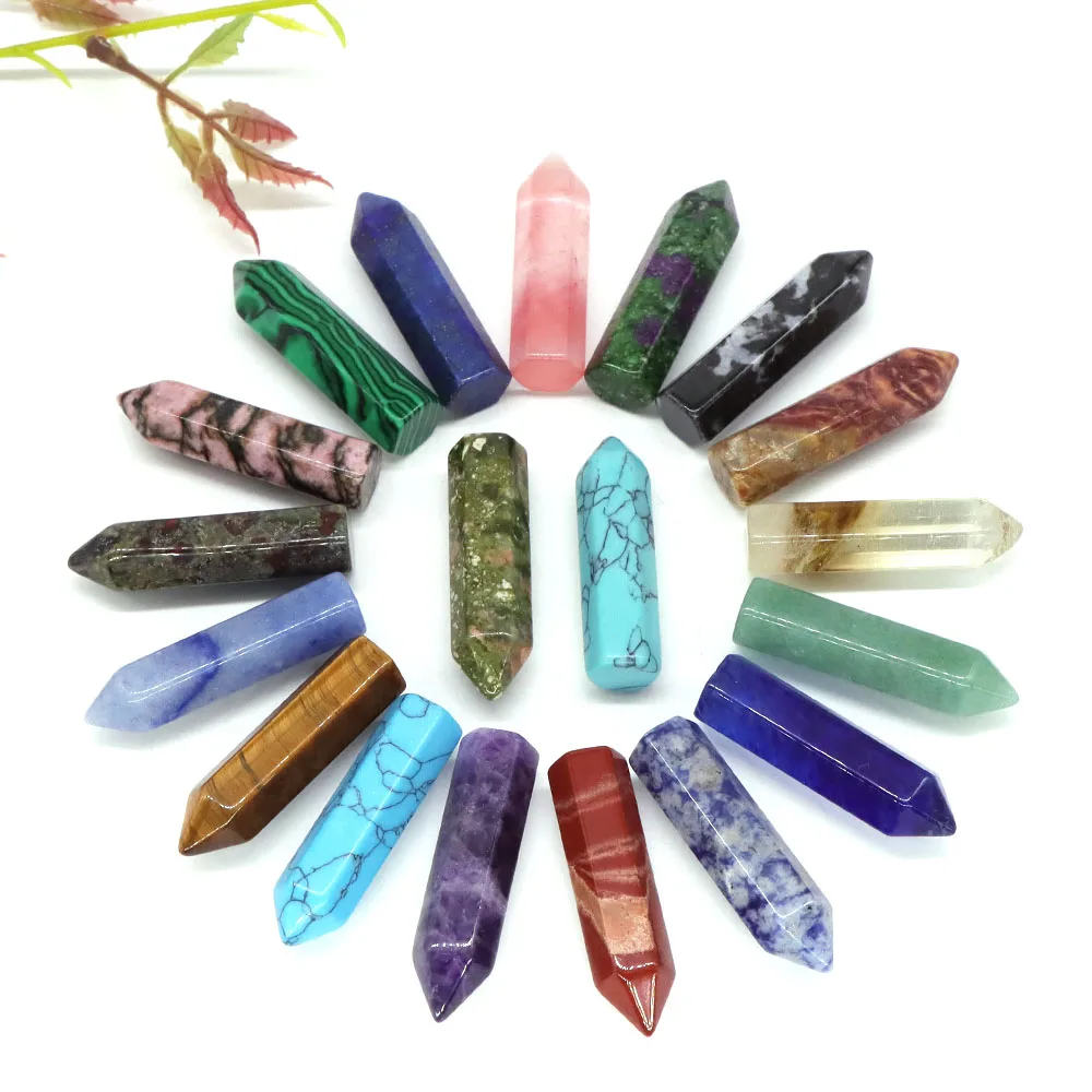 40x10mm Point Tower Wand Natural Stones Amethyst Crystal Polished Reiki Healing Crafts DIY Jewelry Pendants Home Decor Wholesale
40x10mm Point Tower Wand Natural Stones Amethyst Crystal Polished Reiki Healing Crafts DIY Jewelry Pendants Home Decor Wholesale