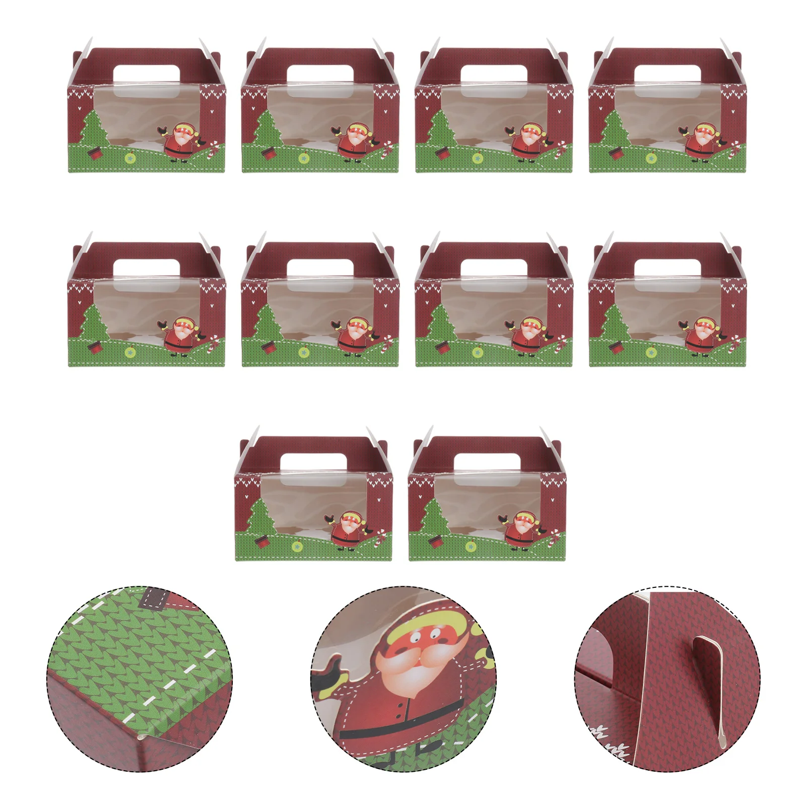10Pcs Packing Box Portable Decorative Dessert Container Wrapping Box for Cupcake Pudding Cookie
10Pcs Packing Box Portable Decorative Dessert Container Wrapping Box for Cupcake Pudding Cookie