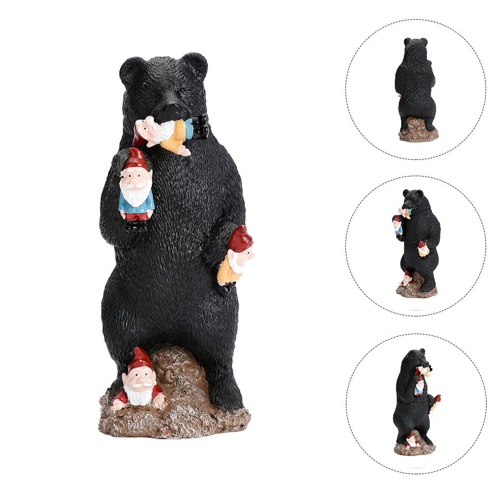 Christmas Outdoor Decorations Black Bear Spirit Ornament Garden Statue Lawn 20X8cm Gnome Sculpture Resin Patio
Christmas Outdoor Decorations Black Bear Spirit Ornament Garden Statue Lawn 20X8cm Gnome Sculpture Resin Patio