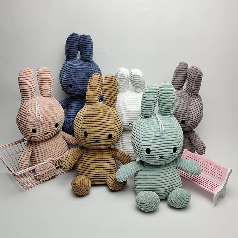 

25-30cm Doll Rag Plush Bunny Doll Toys Kids Sleeping Back Cushion Cute Stuffed Rabbit Baby Accompany Dolls Xmas Gift Companion T