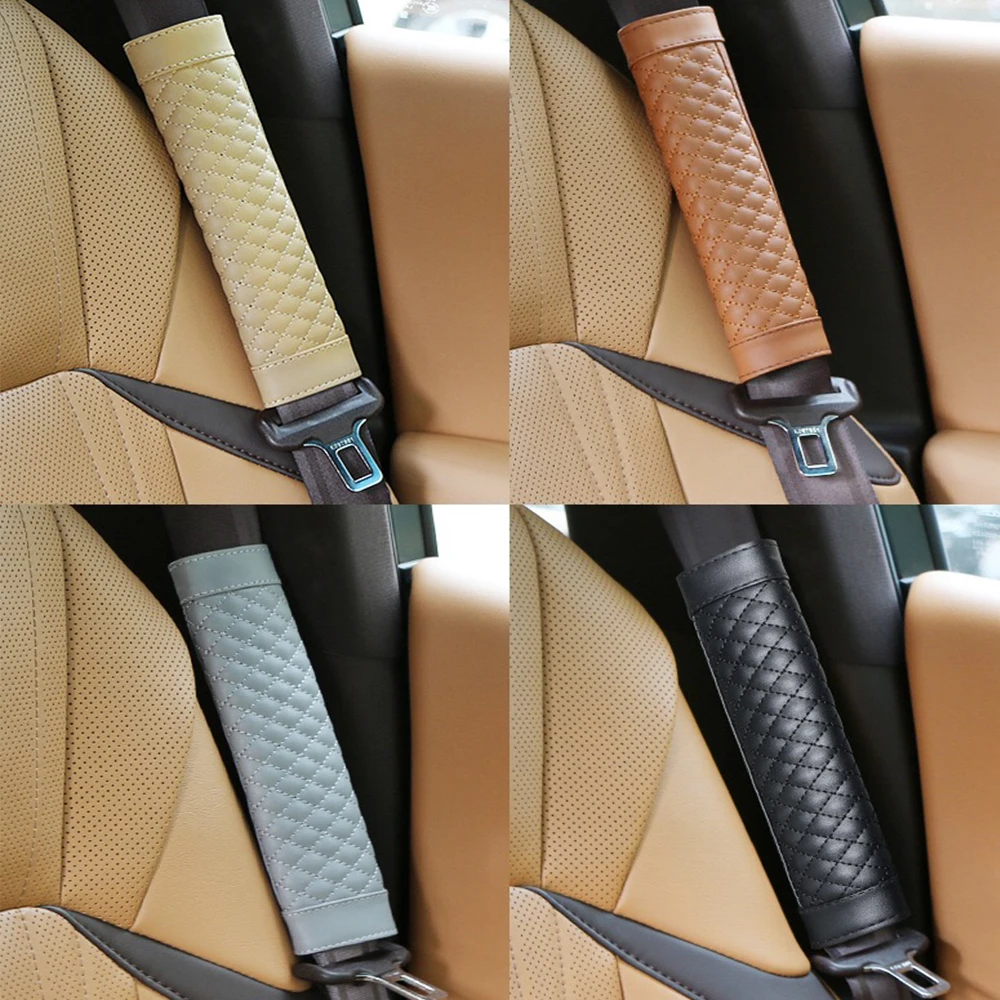 PU Leather Car Seat Belt Cover Universal Soft Shoulder Cushion Protector Safety Seats Belt Pad Car-Styling Auto Accessories
PU Leather Car Seat Belt Cover Universal Soft Shoulder Cushion Protector Safety Seats Belt Pad Car-Styling Auto Accessories