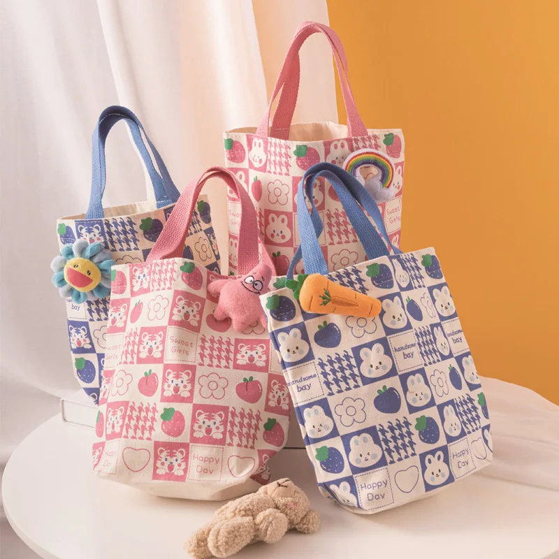Cute Rabbit Tiger Print Canvas Handbags Student Girl Lunch Box Tote Bag Women ladies handbag
Cute Rabbit Tiger Print Canvas Handbags Student Girl Lunch Box Tote Bag Women ladies handbag