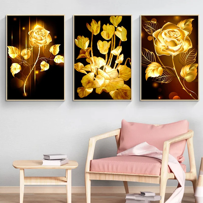 5D DIY Diamond Painting Gold Flowers Diamond Painting Rhinestone Embroidery Full Round Cross Stitch Mosaic Kit Home Decor
5D DIY Diamond Painting Gold Flowers Diamond Painting Rhinestone Embroidery Full Round Cross Stitch Mosaic Kit Home Decor