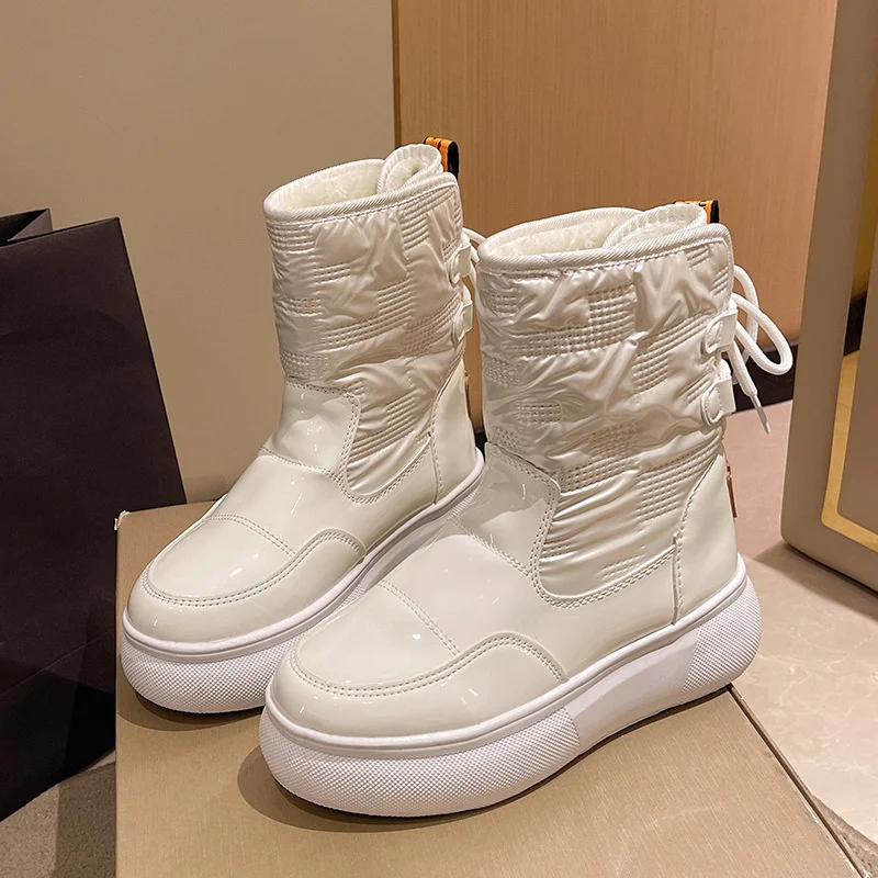 New Women's Snow Boots 2023 Winter Female Ankle Boots Fashion Warm Fur Women Shoes Thick Plush Waterproof Non-slip Short Boots
New Women's Snow Boots 2023 Winter Female Ankle Boots Fashion Warm Fur Women Shoes Thick Plush Waterproof Non-slip Short Boots