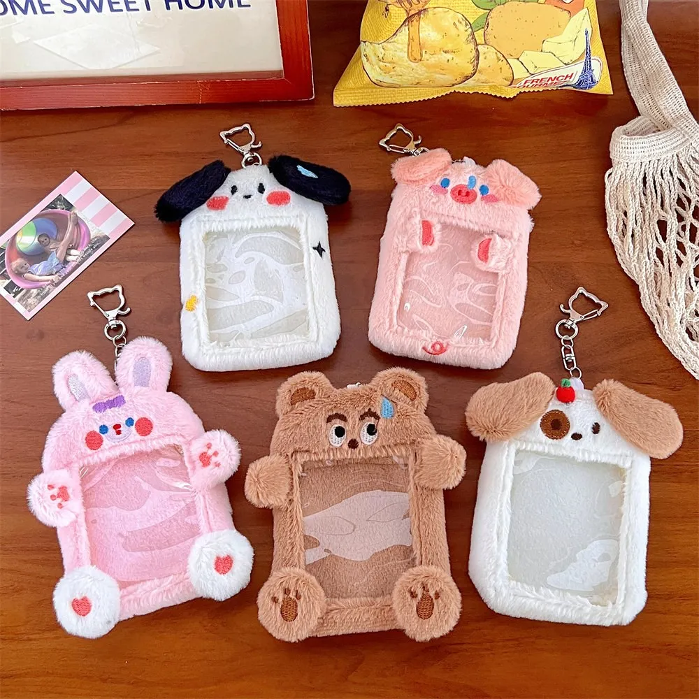 New Arrival Kawaii Rabbit Plush Photocard Holder Photo Bus Card Protective Cover Case Bag Pendant Stationery
New Arrival Kawaii Rabbit Plush Photocard Holder Photo Bus Card Protective Cover Case Bag Pendant Stationery