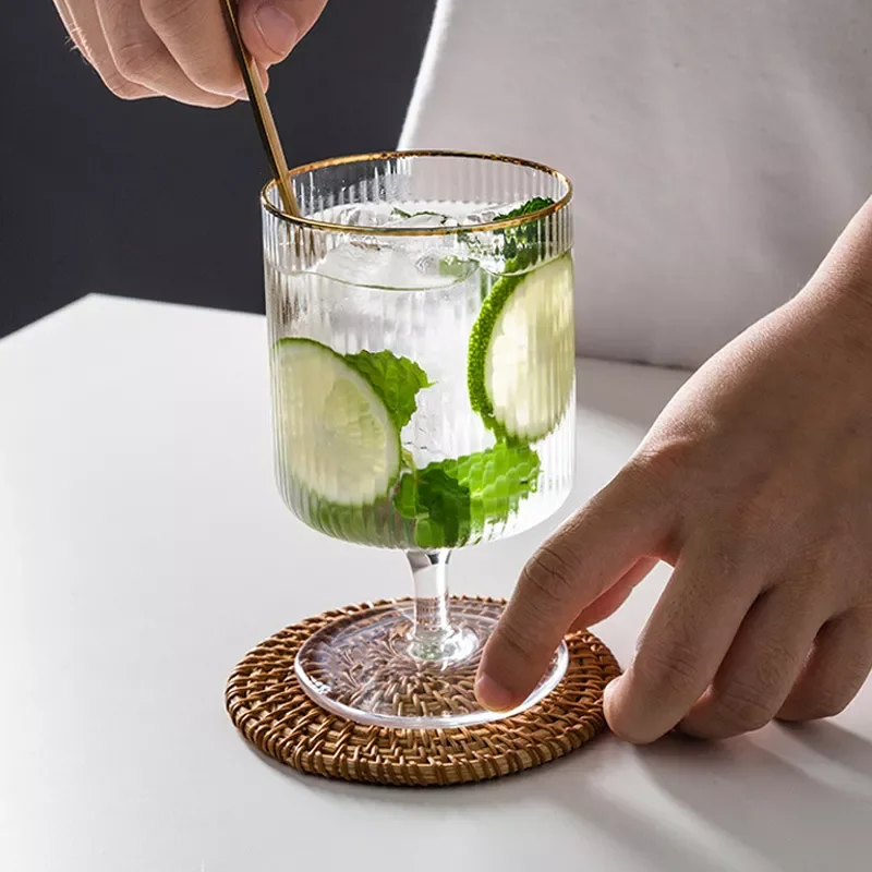 New in Phnom Penh Vertical Stripes Transparent Glass Fruit Juice Water Cup Milk Water Glass Wine Cup Tube Tea Utensils Strainer
New in Phnom Penh Vertical Stripes Transparent Glass Fruit Juice Water Cup Milk Water Glass Wine Cup Tube Tea Utensils Strainer