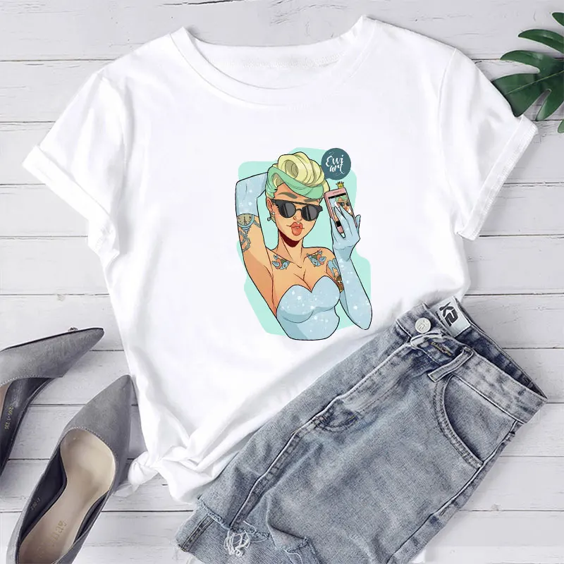 Sxey Girl Graphic Tees Disney Aesthetic Princess Tattoos Ladies Tops Fashion Y2k Streetwear Harajuku Short Sleeve Women T-Shirts
Sxey Girl Graphic Tees Disney Aesthetic Princess Tattoos Ladies Tops Fashion Y2k Streetwear Harajuku Short Sleeve Women T-Shirts