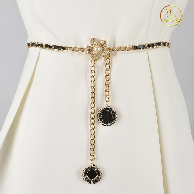 Small Fragrance Style Waist Chain With Skirt Simple Versatile Korean Version Pearl Thin Belt Fashion Accessories
Small Fragrance Style Waist Chain With Skirt Simple Versatile Korean Version Pearl Thin Belt Fashion Accessories
